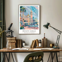 Monte Carlo Travel Poster PosterGoat