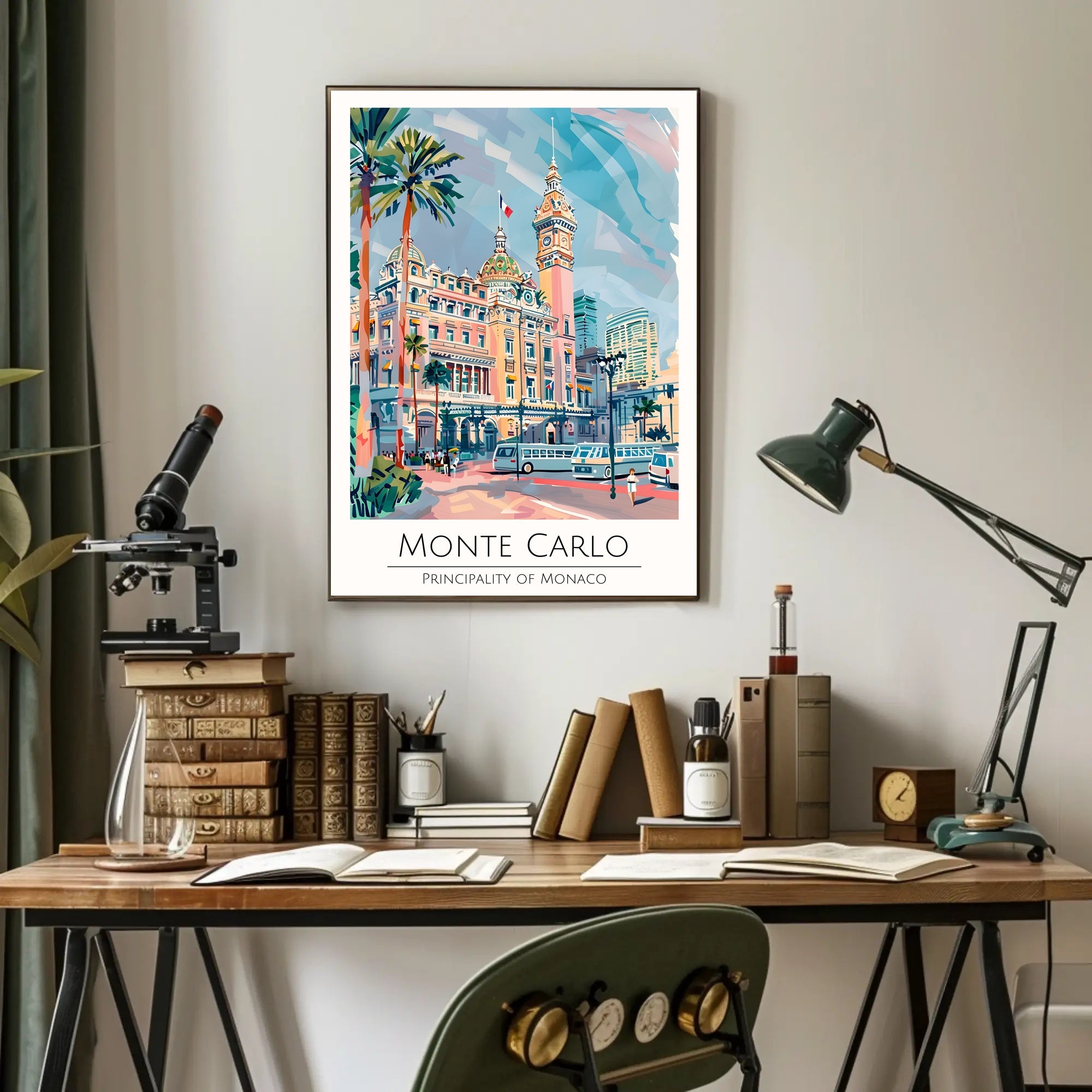 Monte Carlo Travel Poster PosterGoat