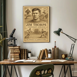 Jim Thorpe Legendary Athlete Jim Thorpe Poster