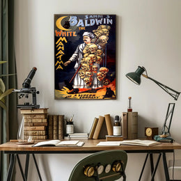 Samri S. Baldwin Mystical Vintage Theatre Poster