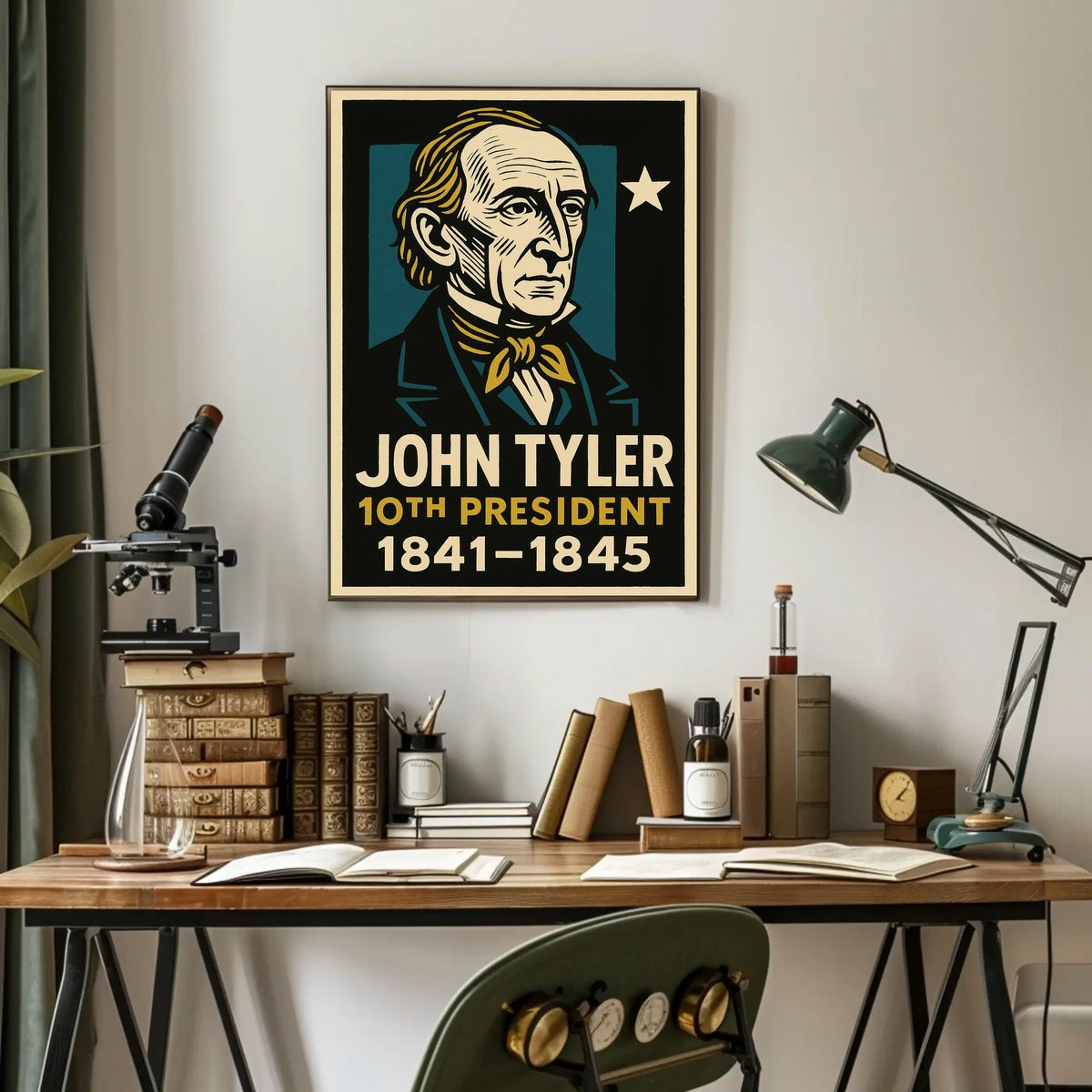 John Tyler 10th President Poster