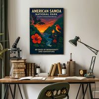 Explore Untouched Beauty in American Samoa National Park Poster