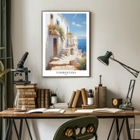Formentera's Coastal Charm Poster PosterGoat