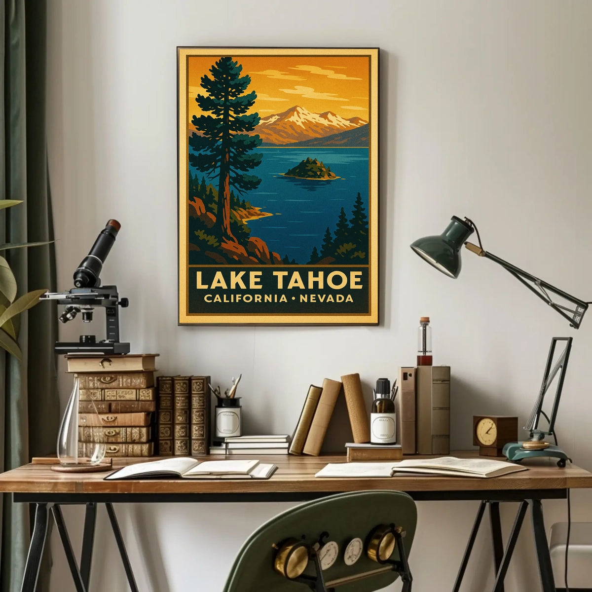 Lake Tahoe Scenic Poster