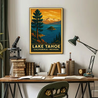 Lake Tahoe Scenic Poster