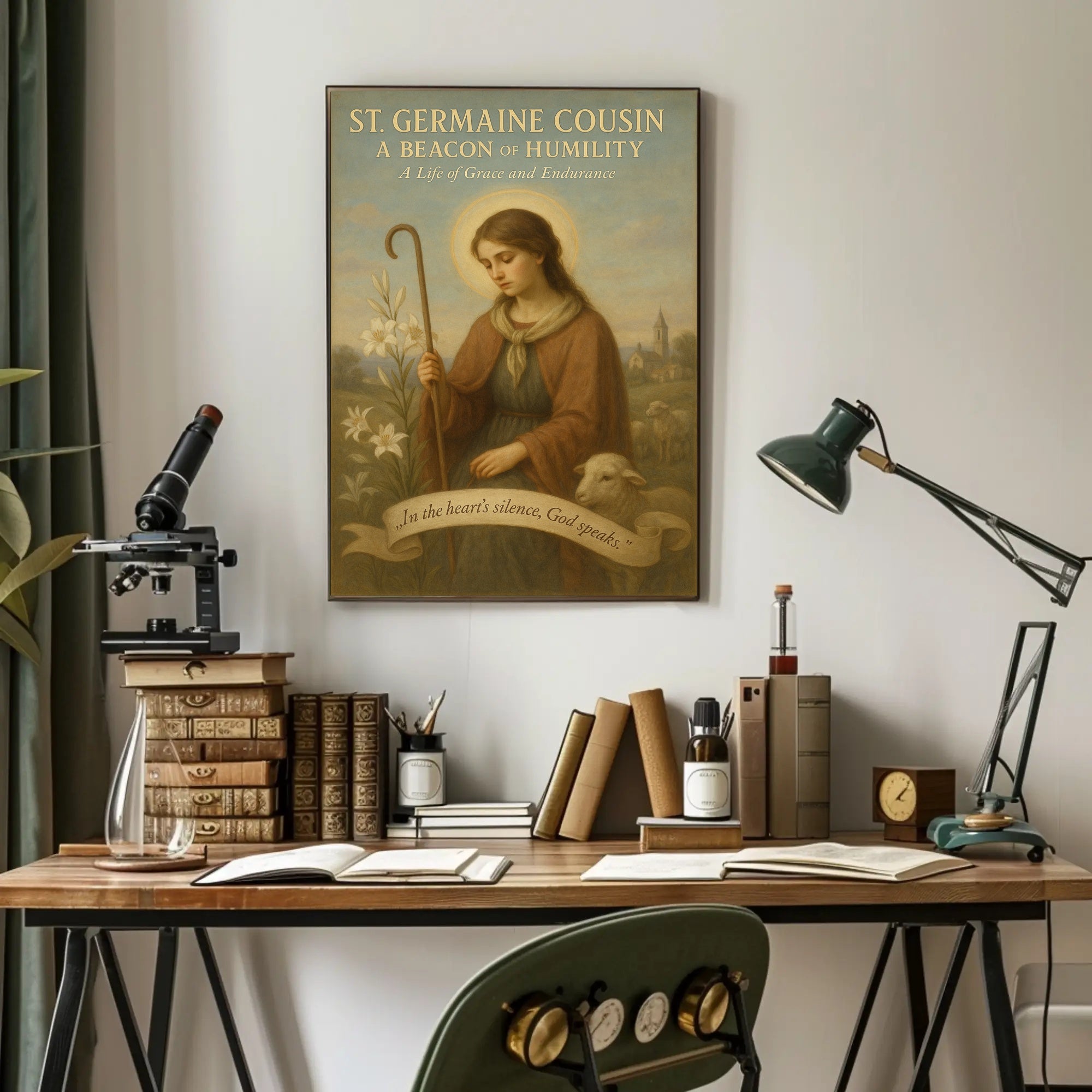 St. Germaine Cousin A Beacon of Humility Poster