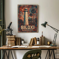 Biloxi Lighthouse Mississippi Poster