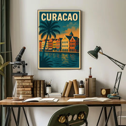 Curacao Travel Poster