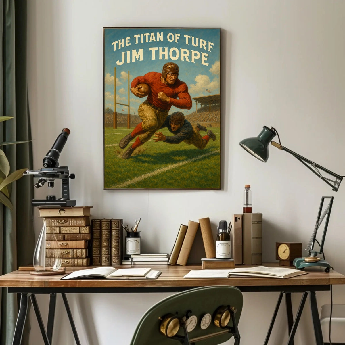 The Titan of Turf Jim Thorpe Poster