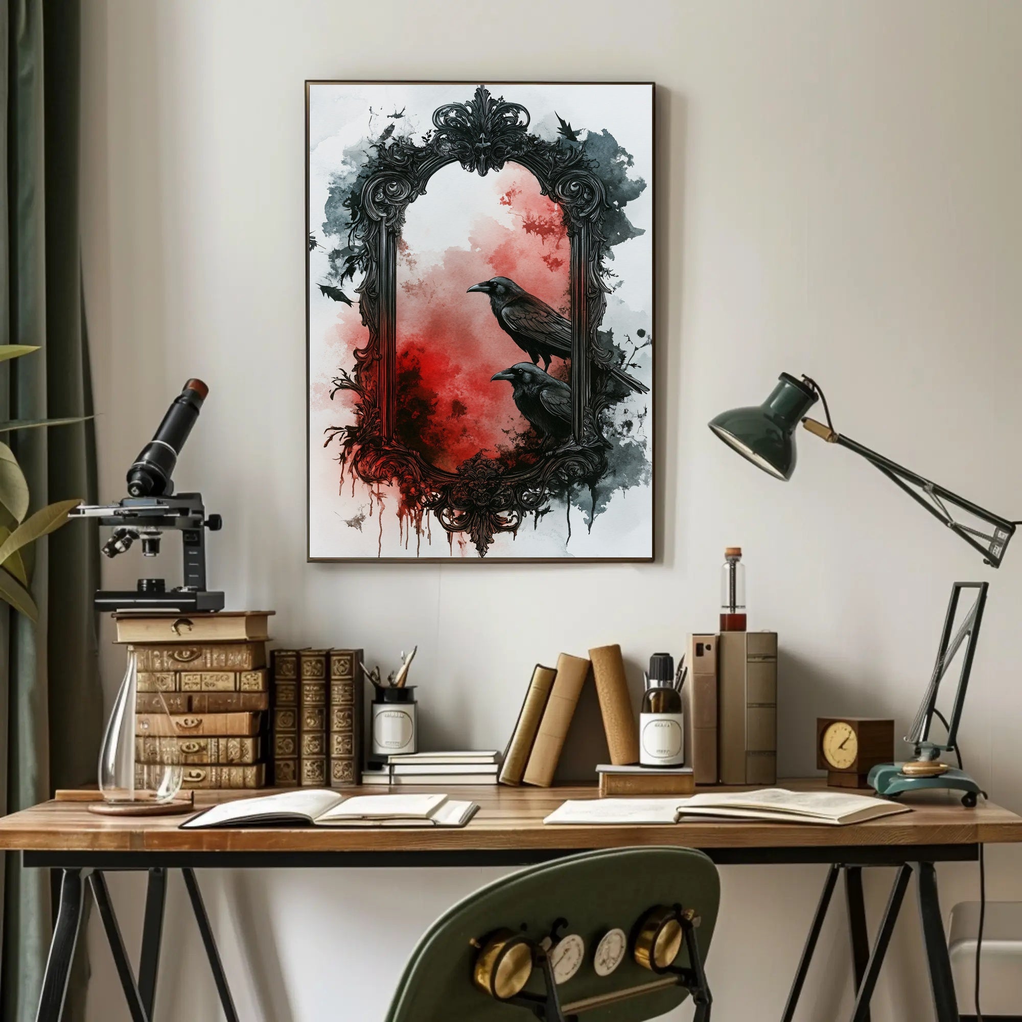 Gothic Reflections Poster