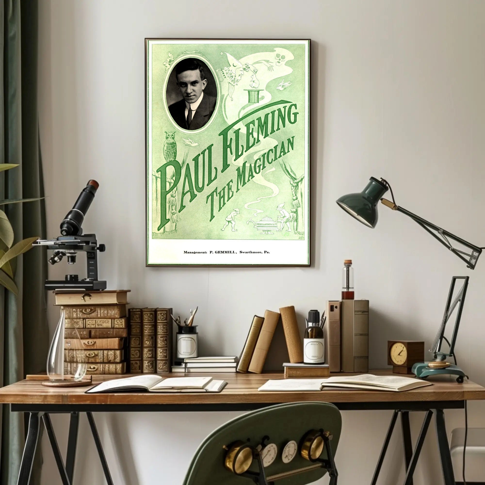 Paul Fleming Vintage Magic Poster - Abstract, Artistic Poster
