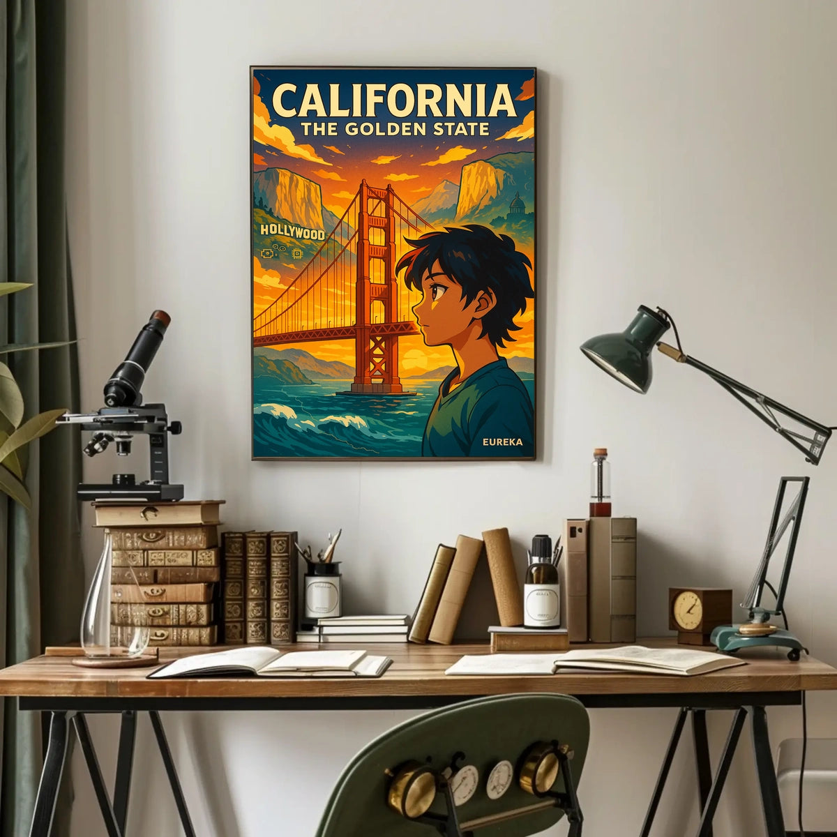 California The Golden State Poster