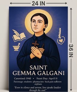 Saint Gemma Galgani Poster PosterGoat