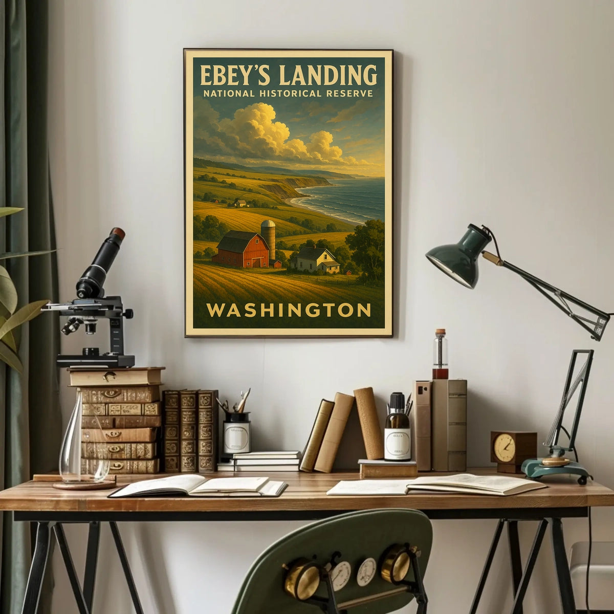EbeyS Landing National Historical Poster