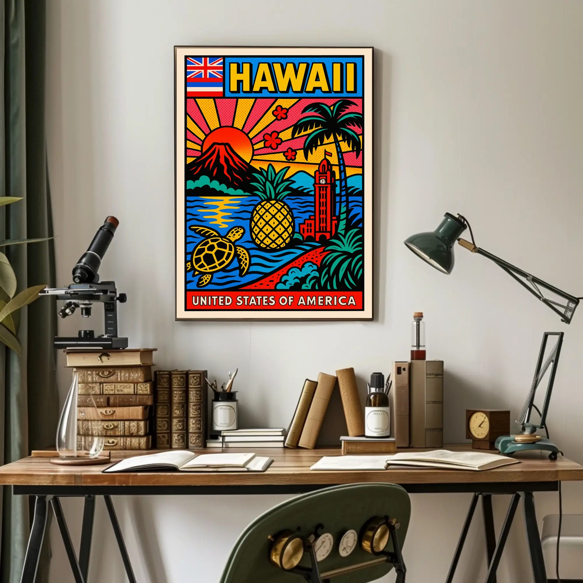 Hawaii Travel Poster PosterGoat