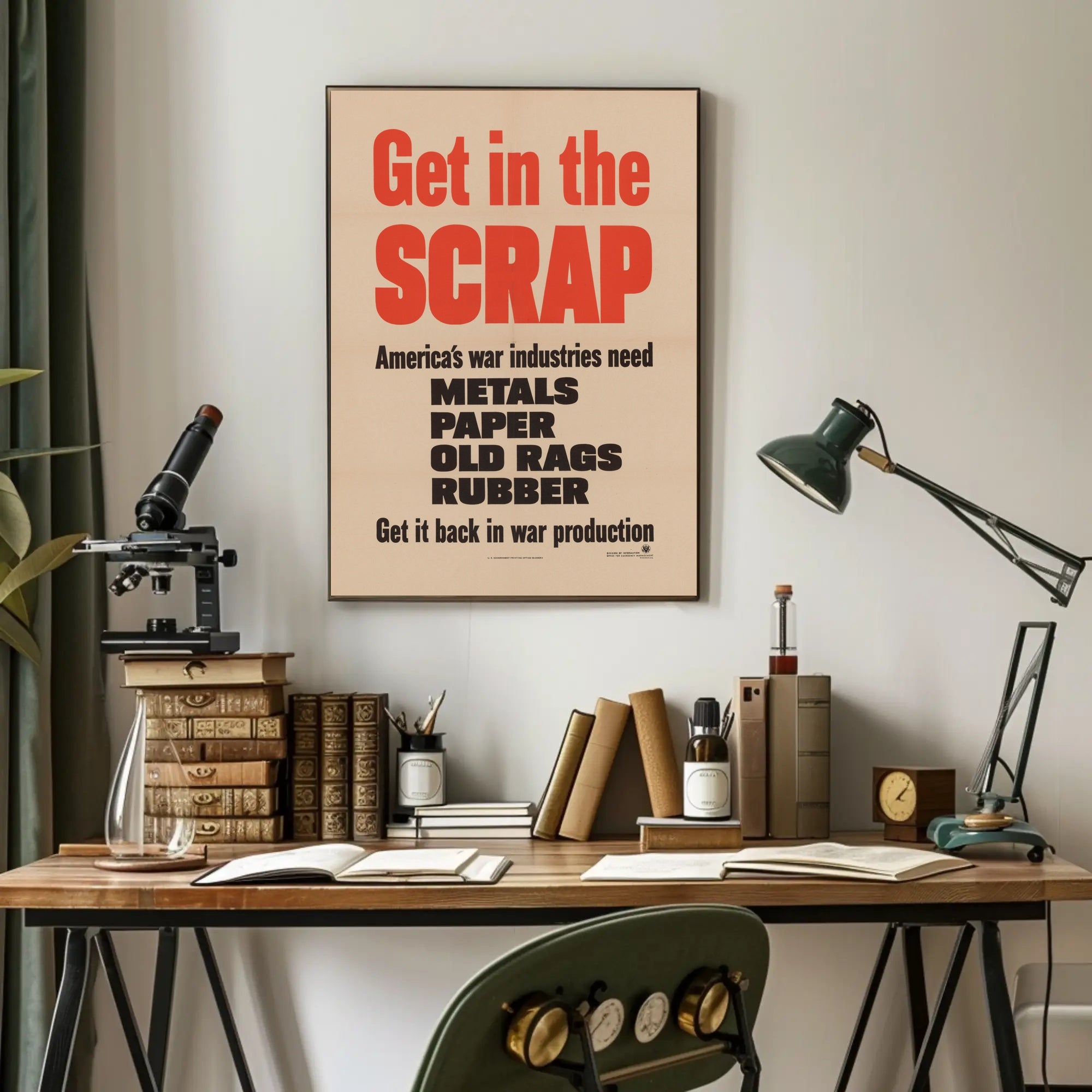 Get in the Scrap Poster PosterGoat