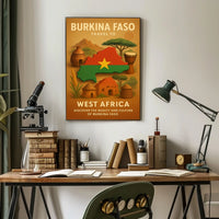 Discover Burkina Faso Poster