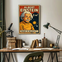 Albert Einstein Theory Of Relativity Poster