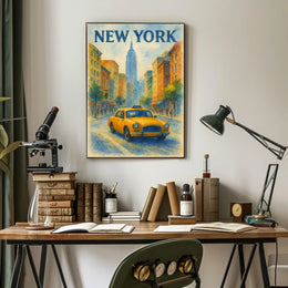 New York Cityscape Poster