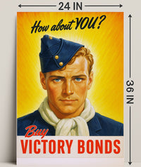 Buy Victory Bonds Poster PosterGoat