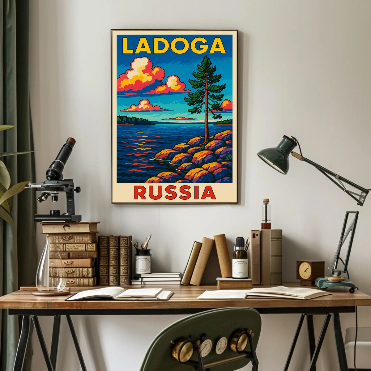 Ladoga, Russia Poster