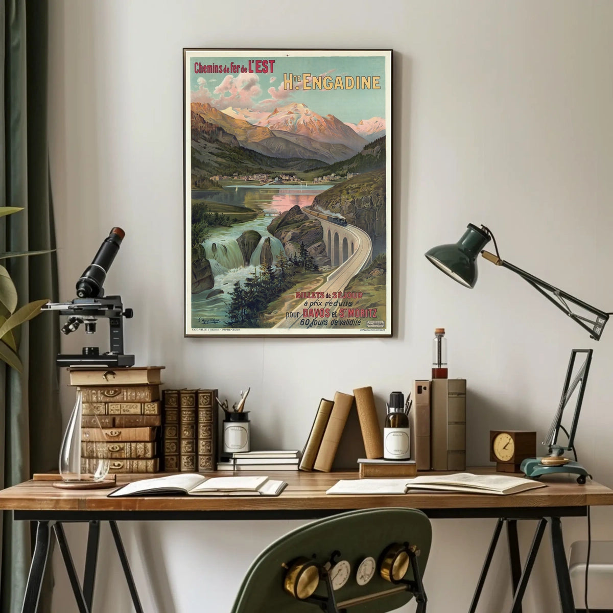 Journey To The Engadine Poster