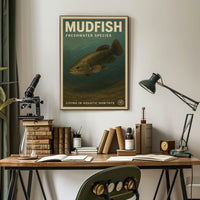 Mudfish Freshwater Species Poster