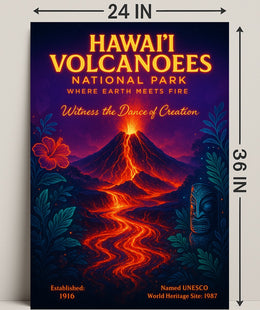 Hawaii Volcanoes National Park Poster PosterGoat