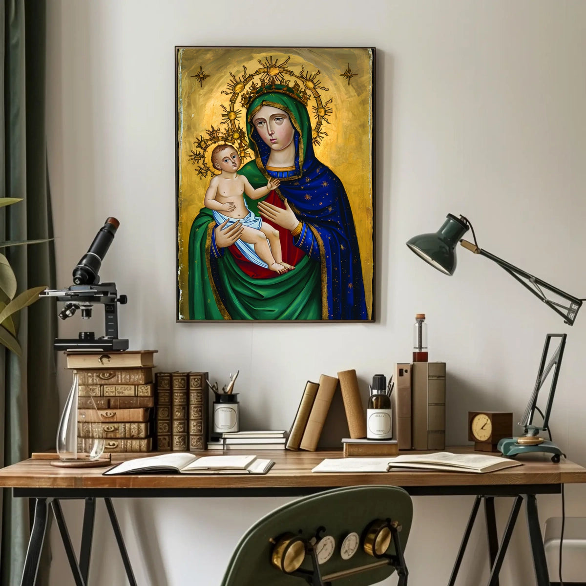 Christian Art  Virgin Mary Poster