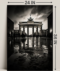 The Brandenburg Gate At Dusk Poster