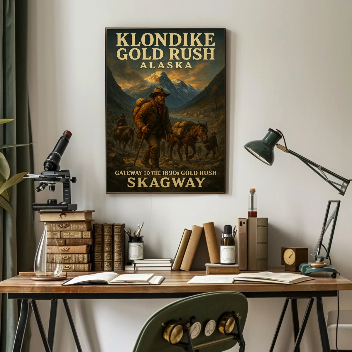Klondike Gold Rush Gateway To The Poster