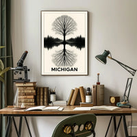 Michigan Reflection Poster