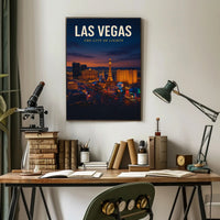 Las Vegas The City of Lights Poster