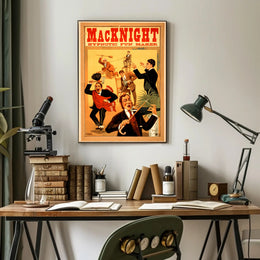MacKnight Hypnotic Fun Maker Vintage Artistic Poster