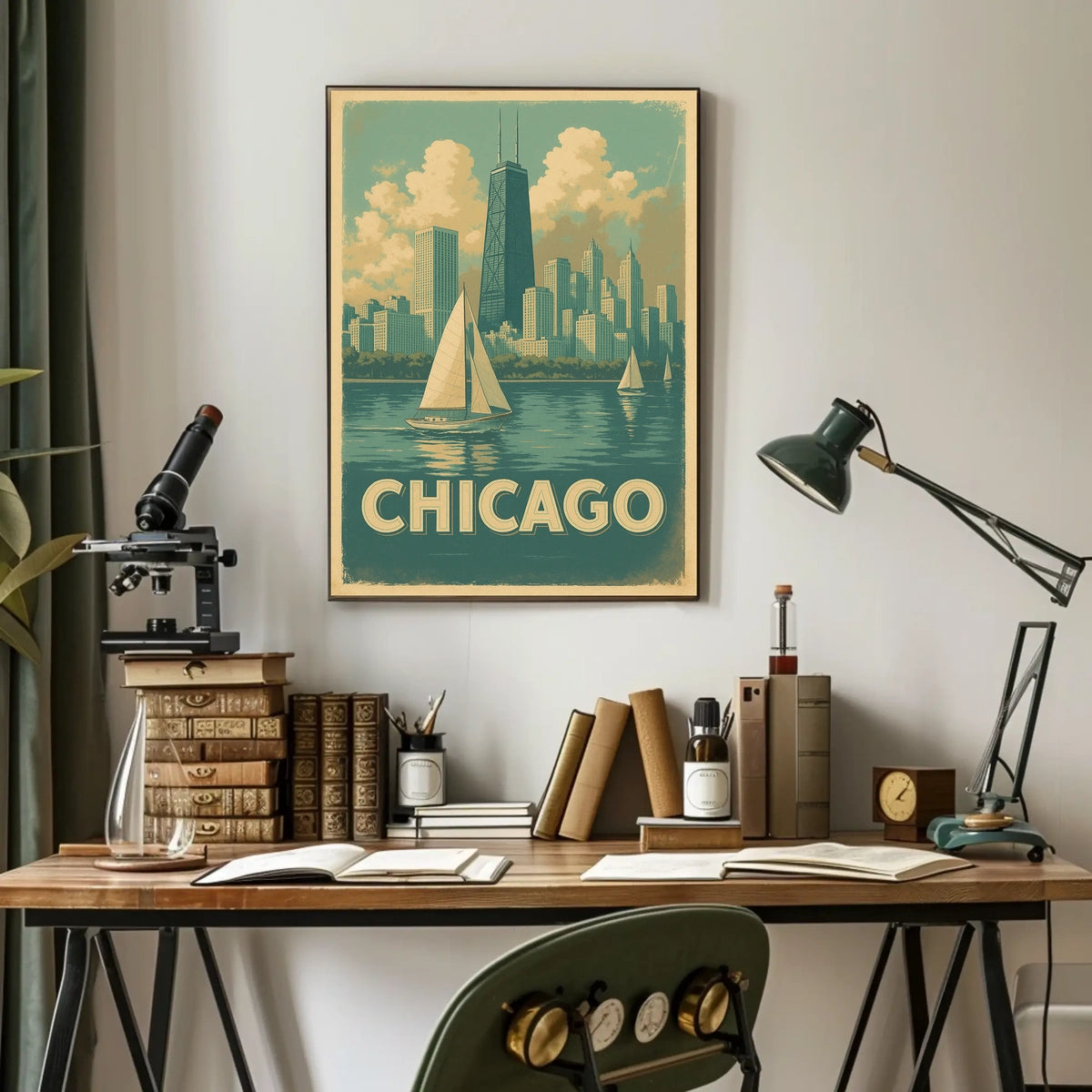 Chicago Skyline Poster