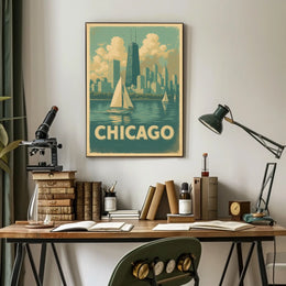 Chicago Skyline Poster