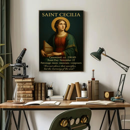 Saint Cecilia Poster PosterGoat