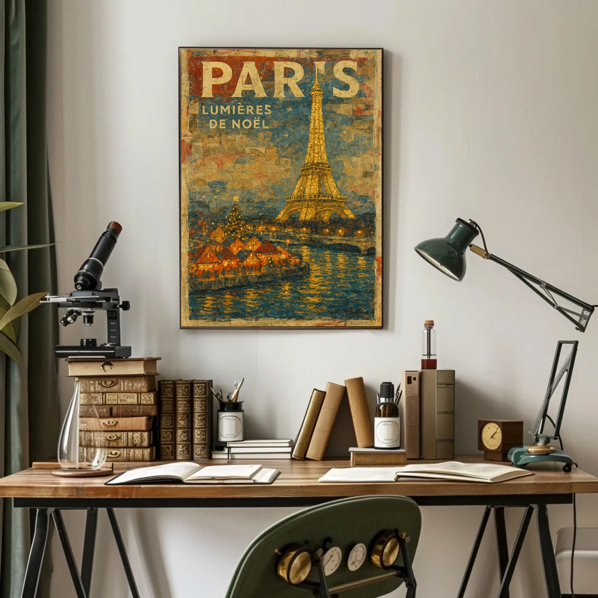 Paris Lumières De Noël Poster