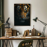 Majestic Tiger Portrait Poster