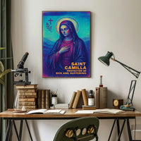 Saint Camilla Protector of the Sick and Suffering Poster