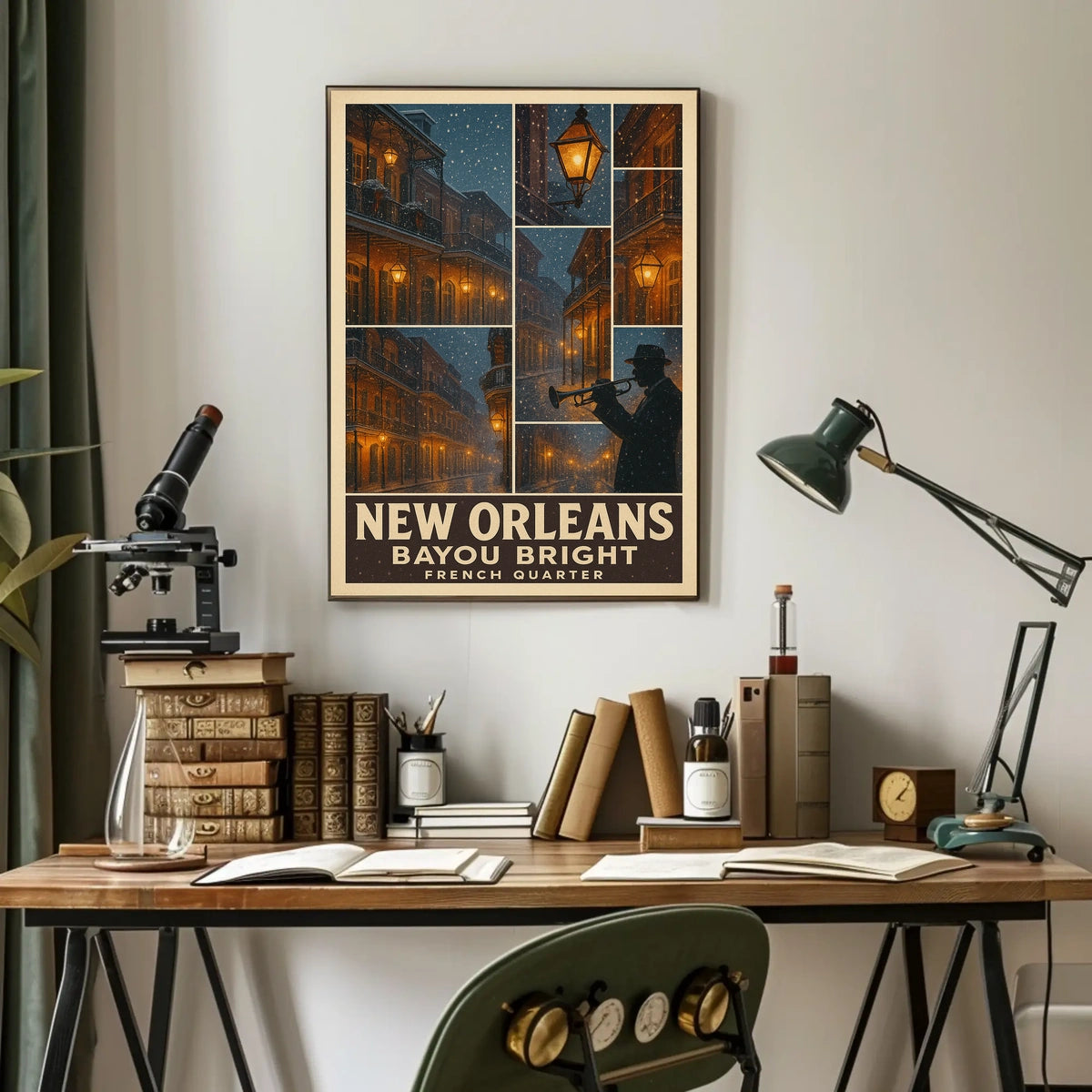 New Orleans Bayou Bright Poster
