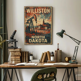 Williston, North Dakota Poster