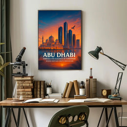 Abu Dhabi Elegance Poster: Cultural and Heritage Poster