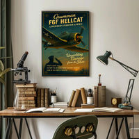 Grumman F6F Hellcat: Legendary Fighter of WWII Poster
