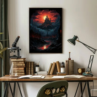 Enchanted Castle At Dusk Poster