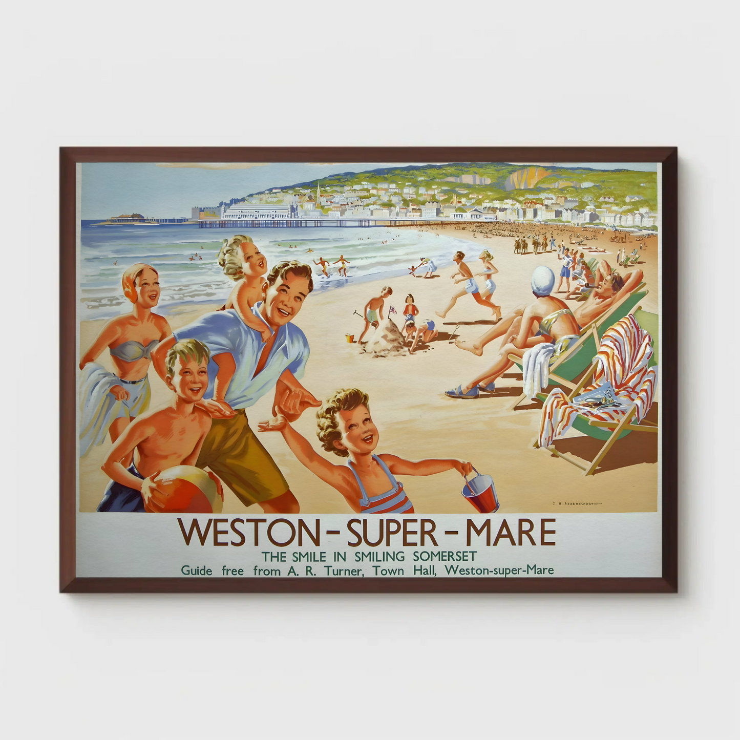 Weston-super-Mare British Railways Poster