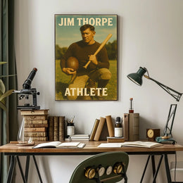 Jim Thorpe Athlete Poster