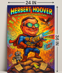 Herbert Hoover 31st President Poster PosterGoat