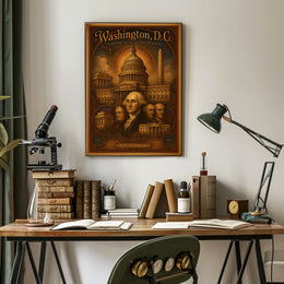 Washington, D.C. Capital of the United States Poster PosterGoat