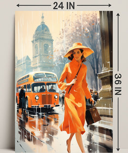 Autumn In The City Poster PosterGoat